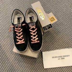 Golden Goose black Superstar size 40